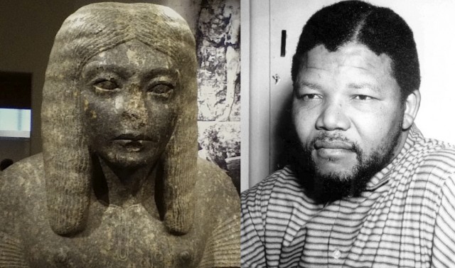 General Horemheb and Nelson Mandela as young scribe and lawyer