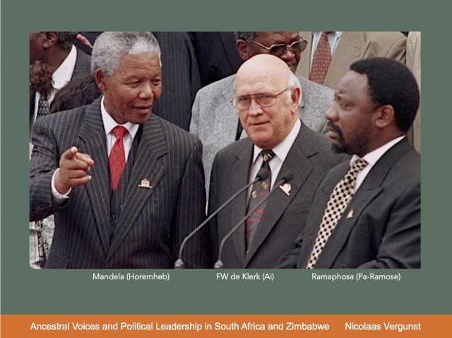 CHAM2019 Ancestral Voices  and Political Leadership Mandela, FW De Klerk and Ramaphosa  